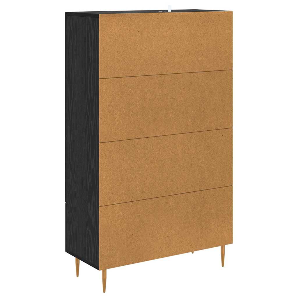 Haut Armoire Chêne noir 69,5 x 31 x 115 cm Bois d'ingénierie - XIOS