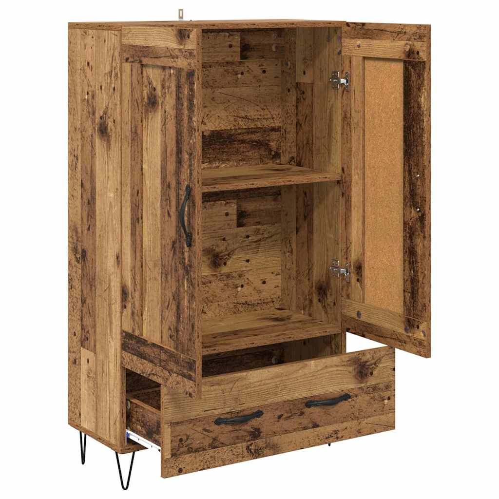 Haut Armoire Bois Ancien 69,5 x 31 x 115 cm Bois d'ingénierie - XIOS