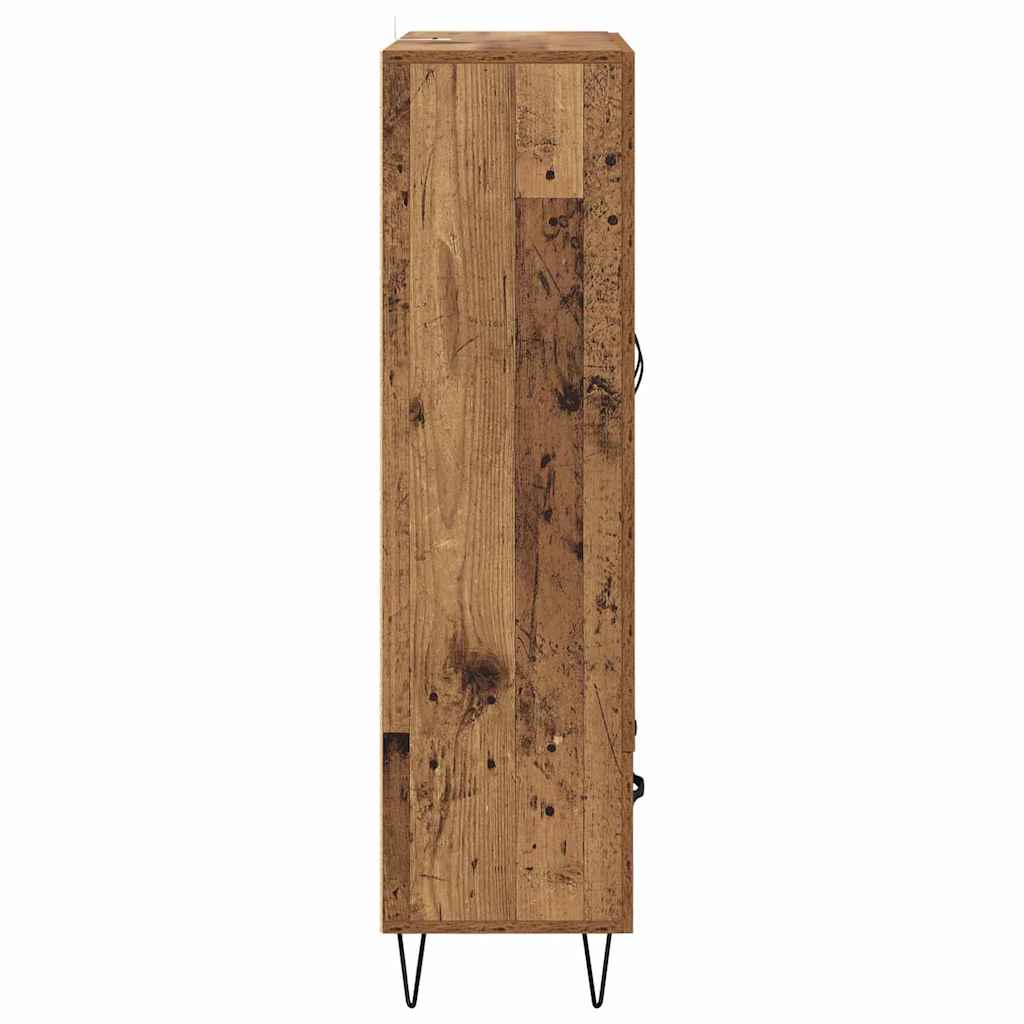 Haut Armoire Bois Ancien 69,5 x 31 x 115 cm Bois d'ingénierie - XIOS