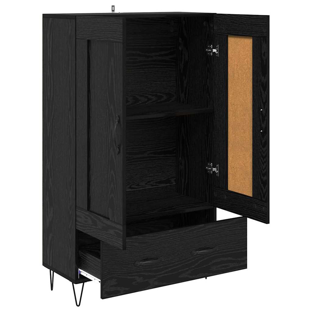 Haut Armoire Chêne noir 69,5 x 31 x 115 cm Bois d'ingénierie - XIOS