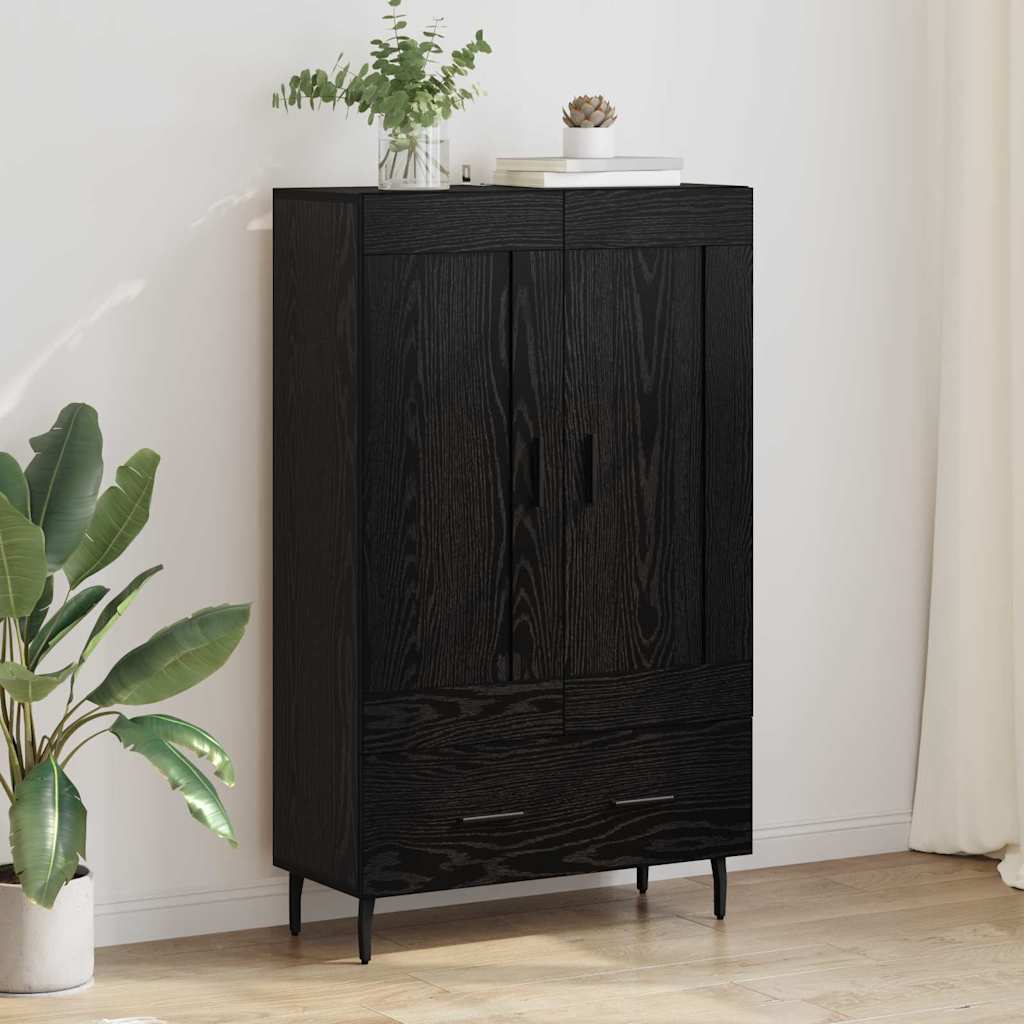 Haut Armoire Chêne noir 69,5 x 31 x 115 cm Bois d'ingénierie - XIOS