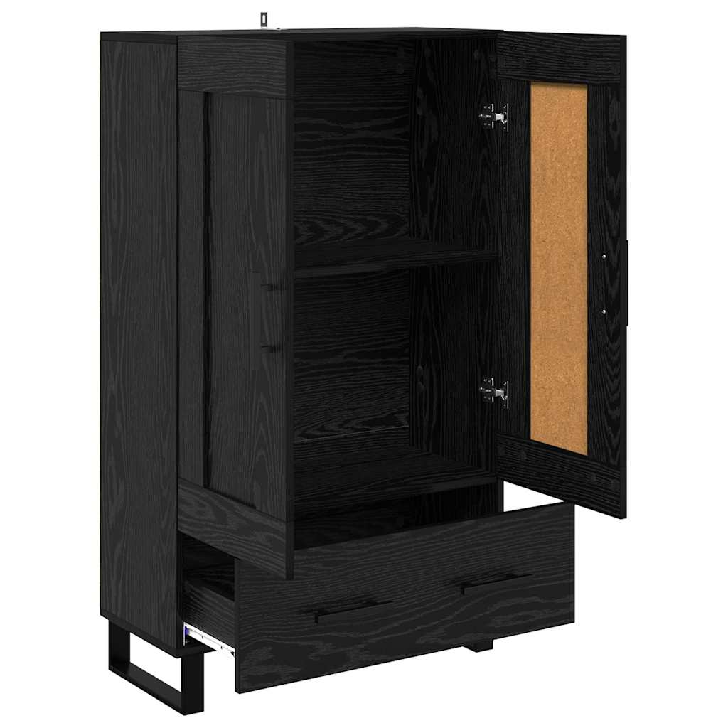 Haut Armoire Chêne noir 69,5 x 31 x 115 cm Bois d'ingénierie - XIOS
