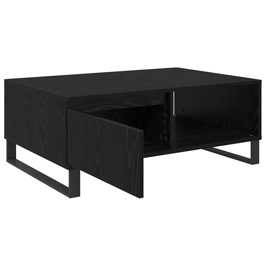 Table basse Chêne noir 90 x 60 x 35 cm Bois d'ingénierie - XIOS