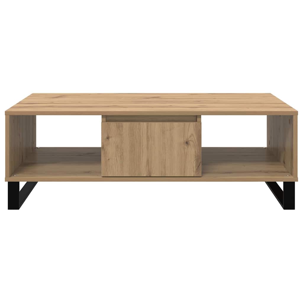 Table basse Chêne artisanal 104 x 60 x 35 cm Bois d'ingénierie - XIOS
