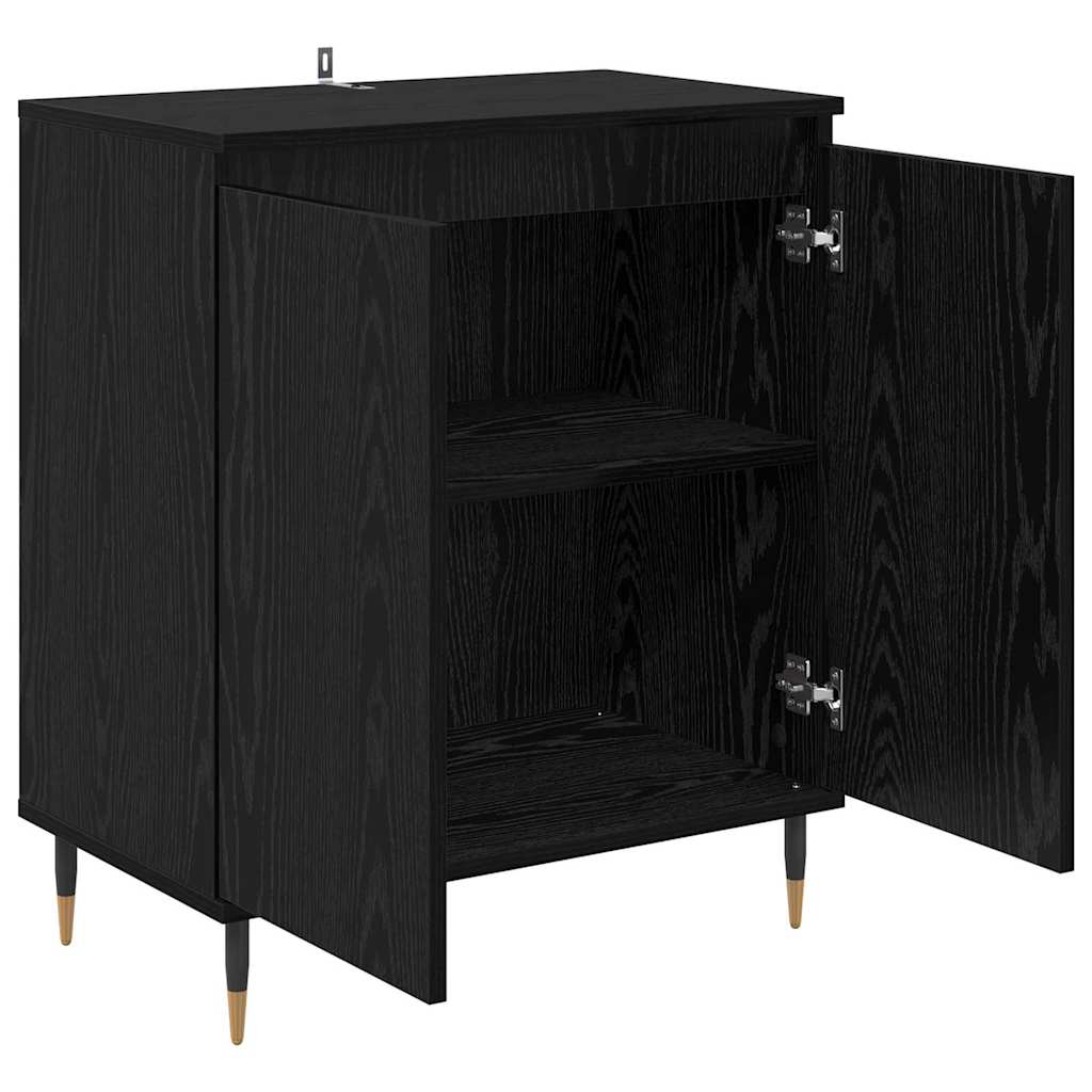 Buffet Chêne noir 60 x 35 x 70 cm Bois d'ingénierie - XIOS