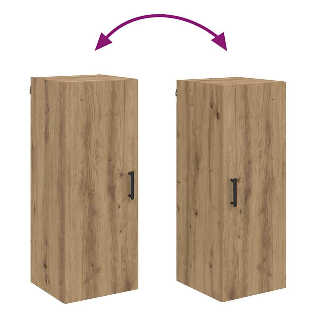 Meuble mural Chêne artisanal 34,5 x 34 x 90 cm - XIOS