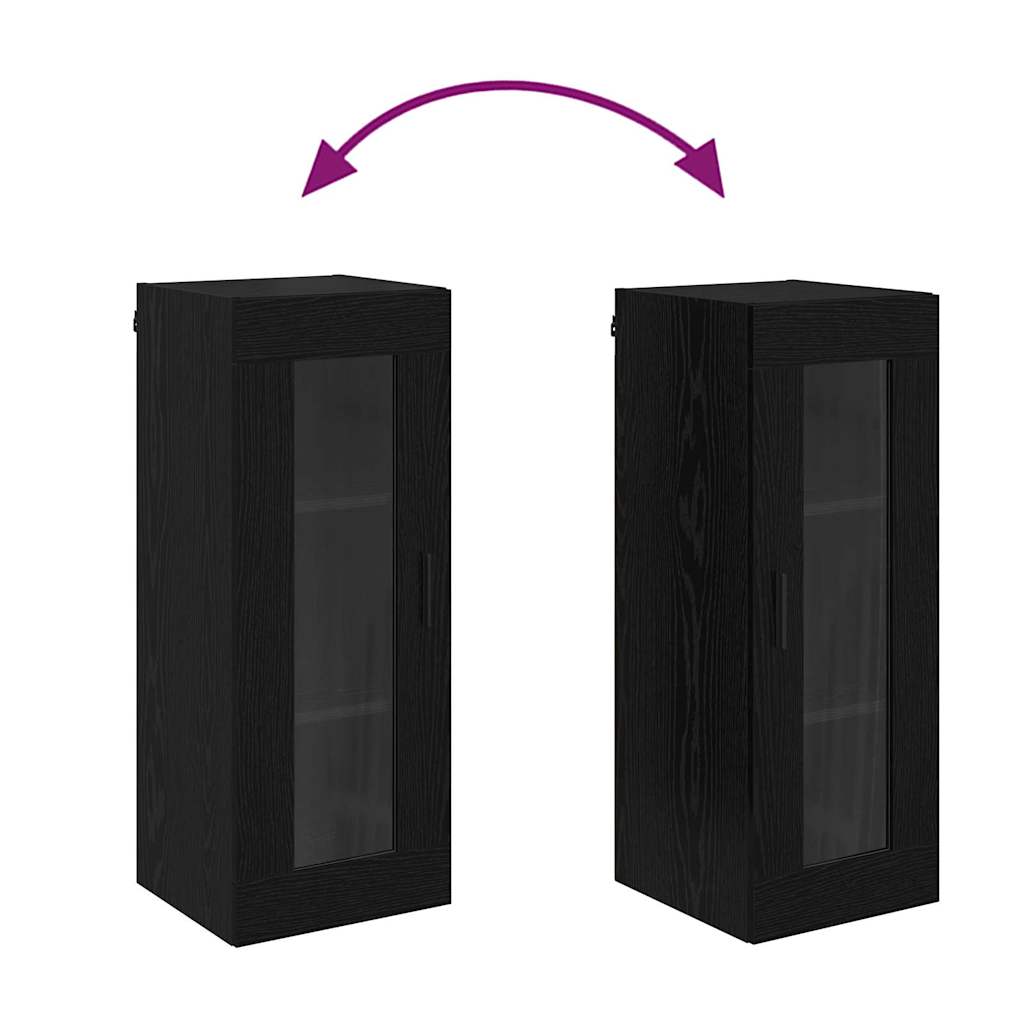 Meuble mural Chêne noir 34,5 x 34 x 90 cm - XIOS