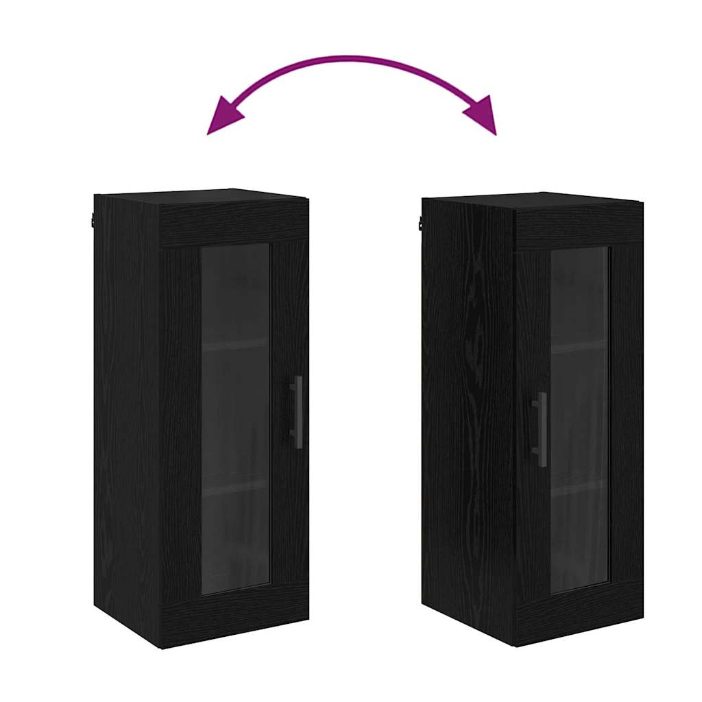 Meuble mural Chêne noir 34,5 x 34 x 90 cm - XIOS