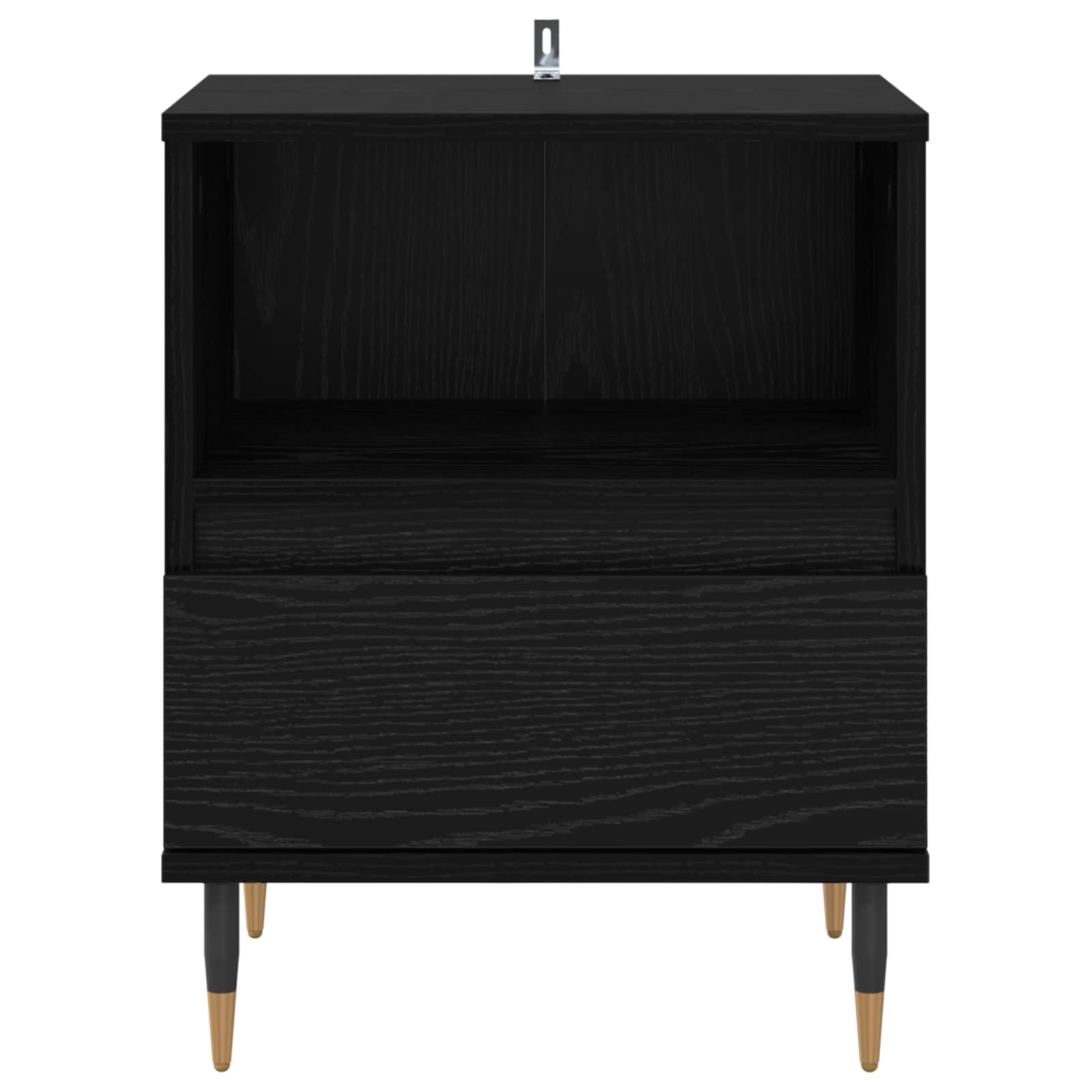 Cabinet de chevet avec tiroir 2 pcs Chêne noir 40 x 35 x 50 cm - XIOS