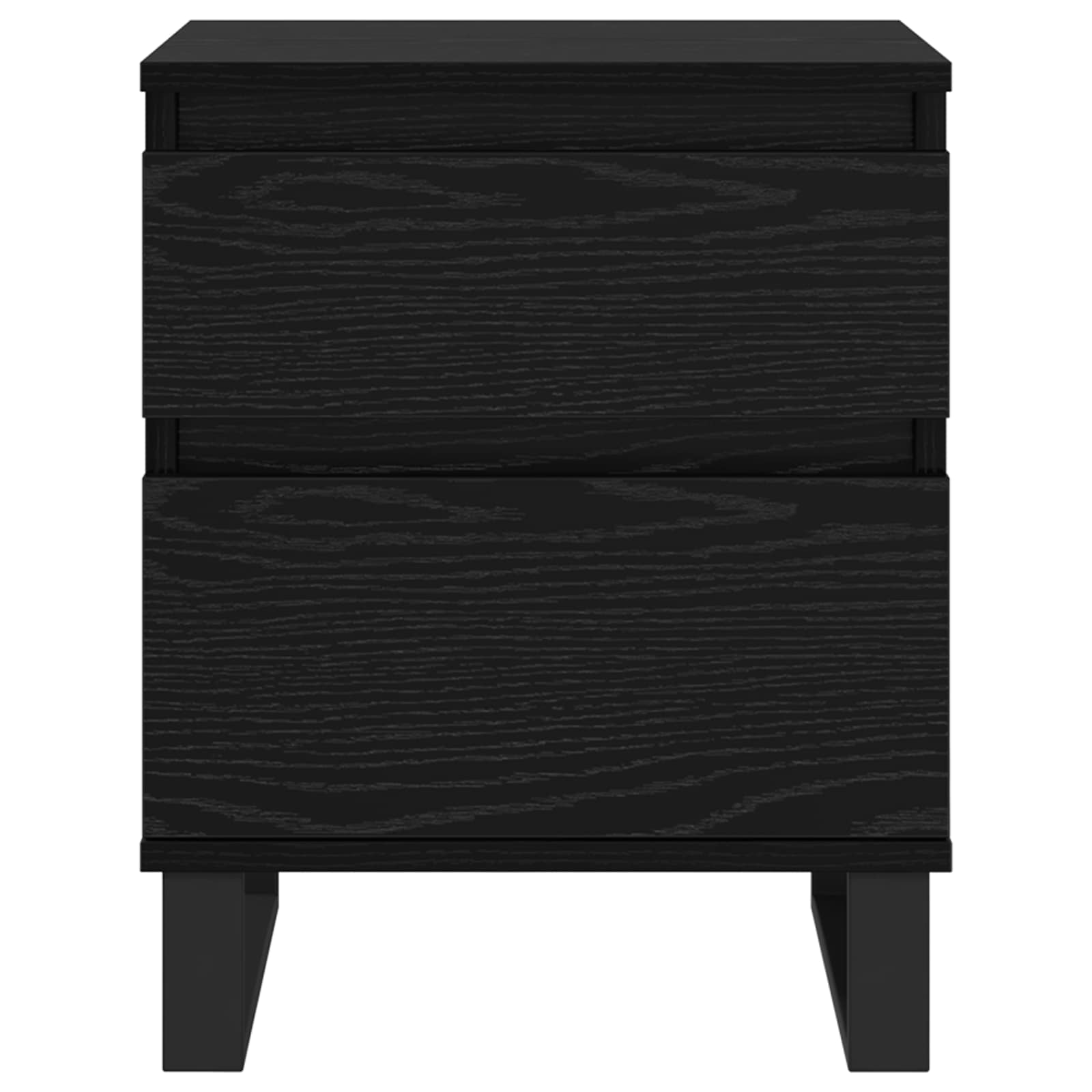Cabinet de chevet avec tiroir 2 pcs Chêne noir 40 x 35 x 50 cm - XIOS
