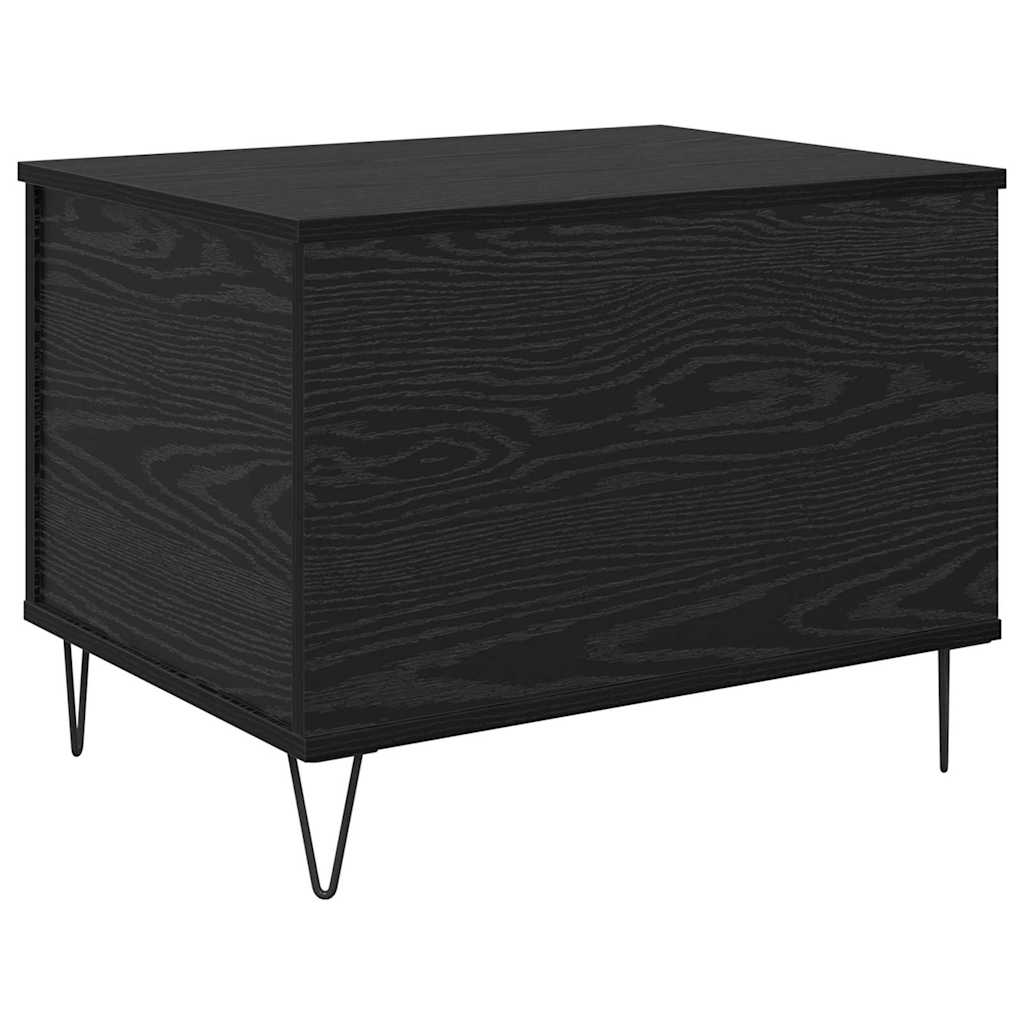 Table basse Chêne noir 60 x 44,5 x 45 cm Bois d'ingénierie