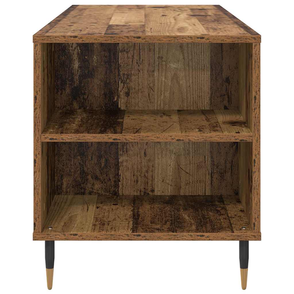 Table basse Bois ancien 102 x 44,5 x 50 cm Bois d'ingénierie - XIOS