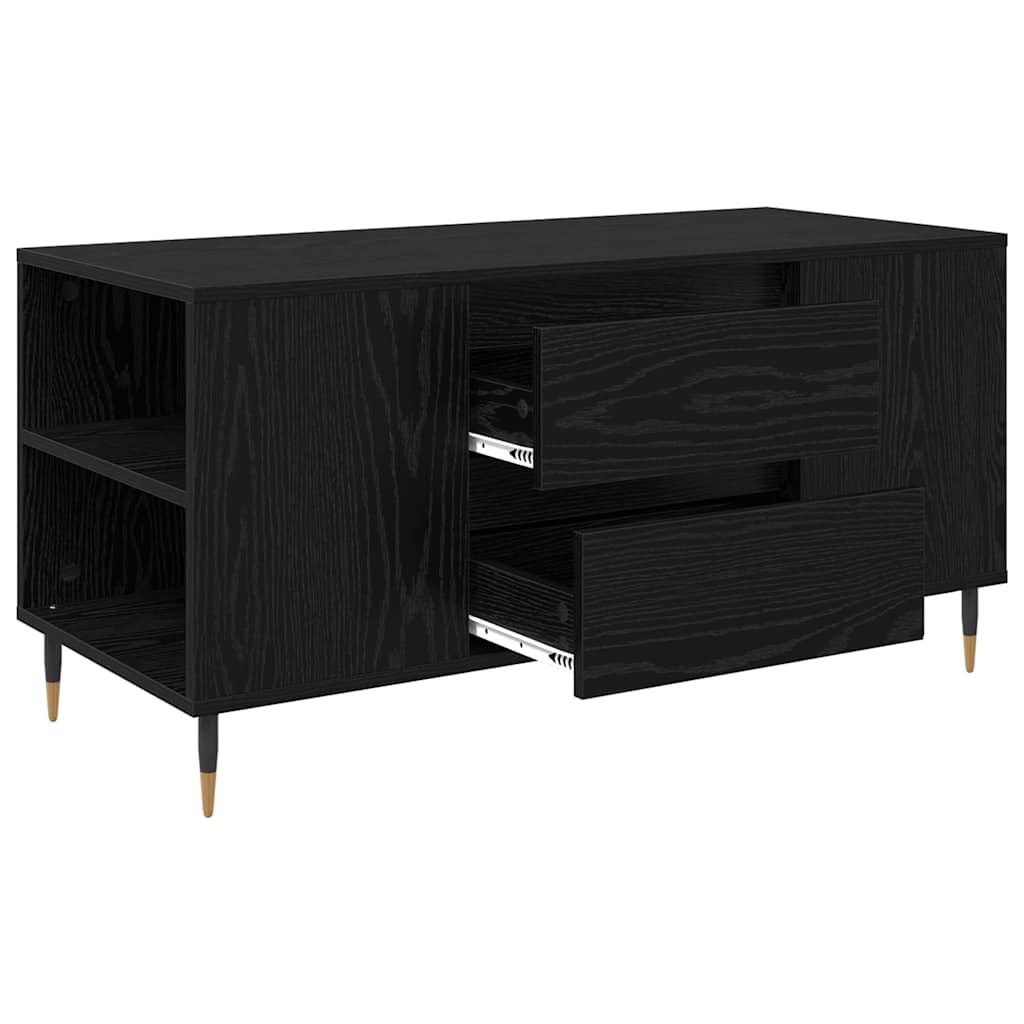 Table basse Chêne noir 102 x 44,5 x 50 cm Bois d'ingénierie - XIOS