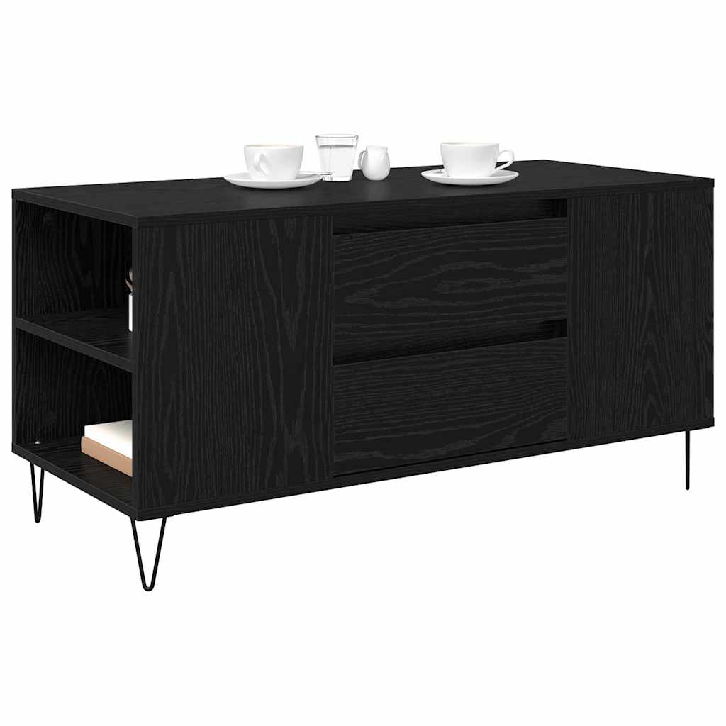 Table basse Chêne noir 102 x 44,5 x 50 cm Bois d'ingénierie - XIOS