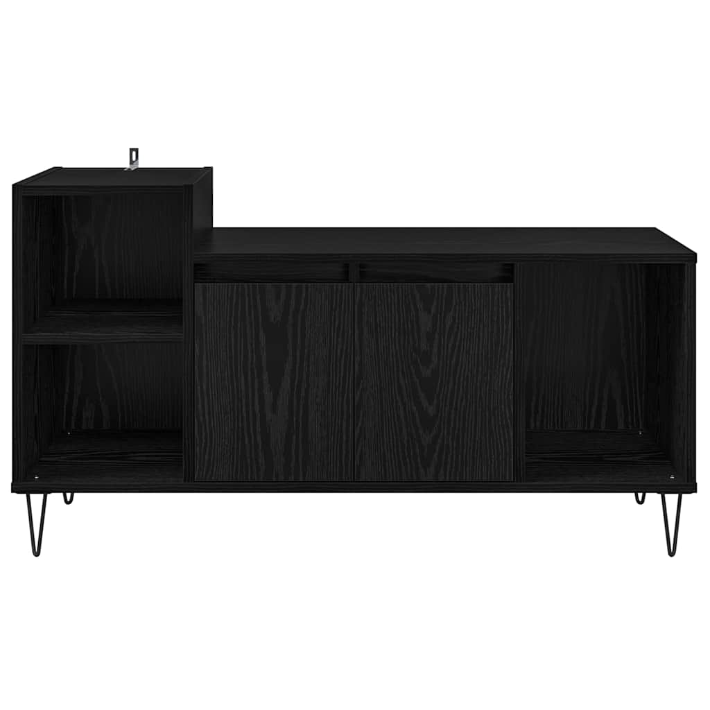 Meuble TV Chêne noir 100 x 35 x 55 cm Bois d'ingénierie - XIOS