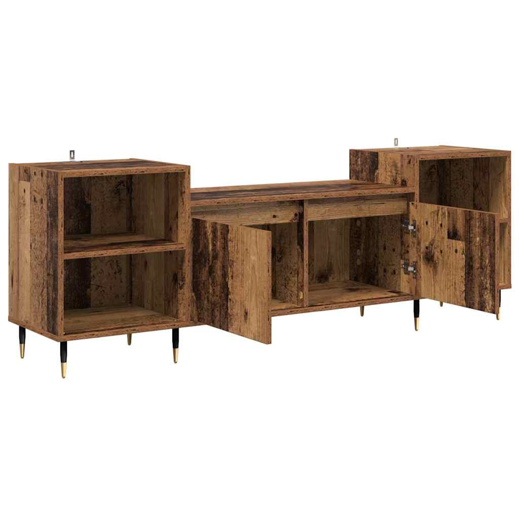 Meuble TV Bois Ancien 160 x 35 x 55 cm Bois d'ingénierie - XIOS
