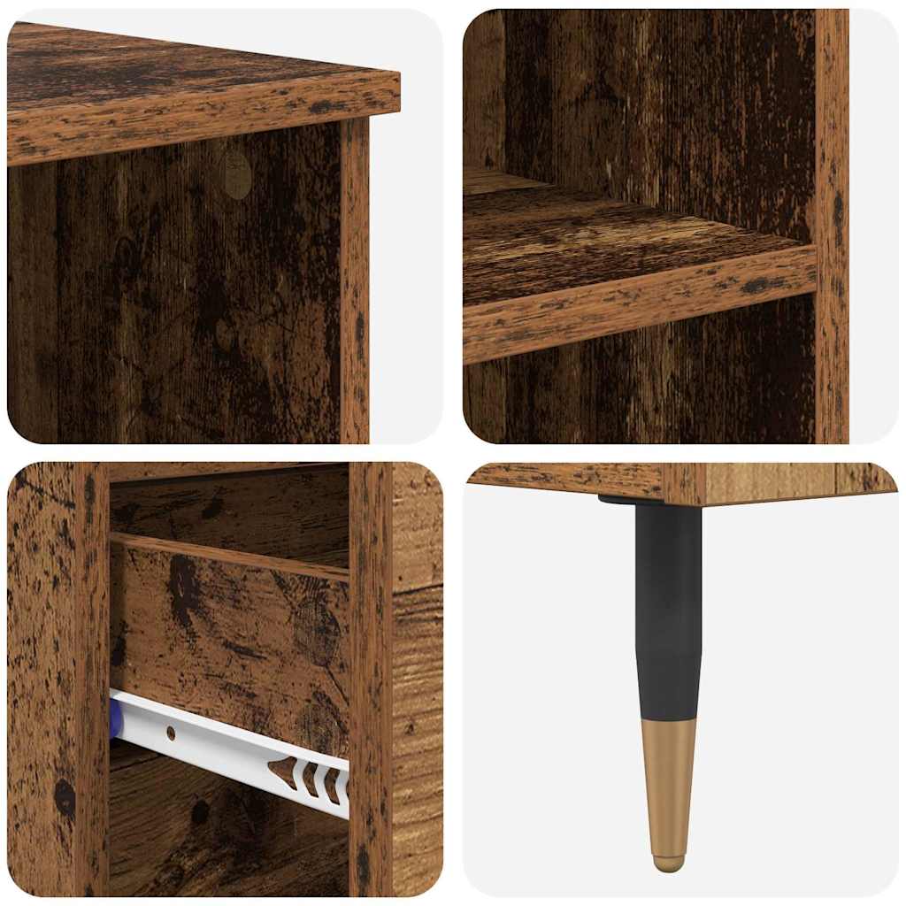 Haut Armoire Bois Ancien 40 x 36 x 110 cm Bois d'ingénierie - XIOS