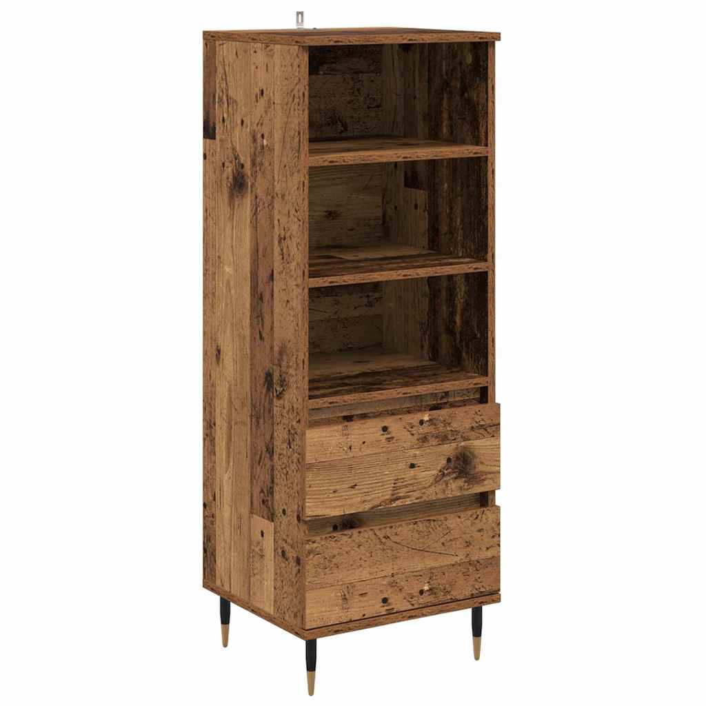 Haut Armoire Bois Ancien 40 x 36 x 110 cm Bois d'ingénierie - XIOS