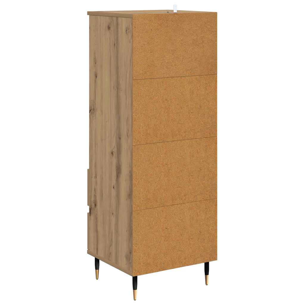 Haut Armoire Chêne artisanal 40 x 36 x 110 cm Bois d'ingénierie - XIOS