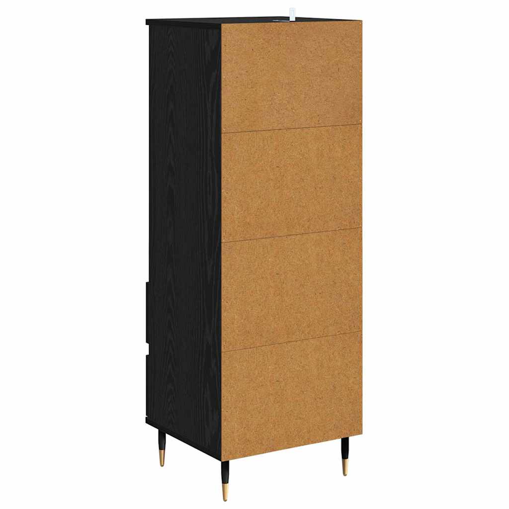 Haut Armoire Chêne noir 40 x 36 x 110 cm Bois d'ingénierie - XIOS