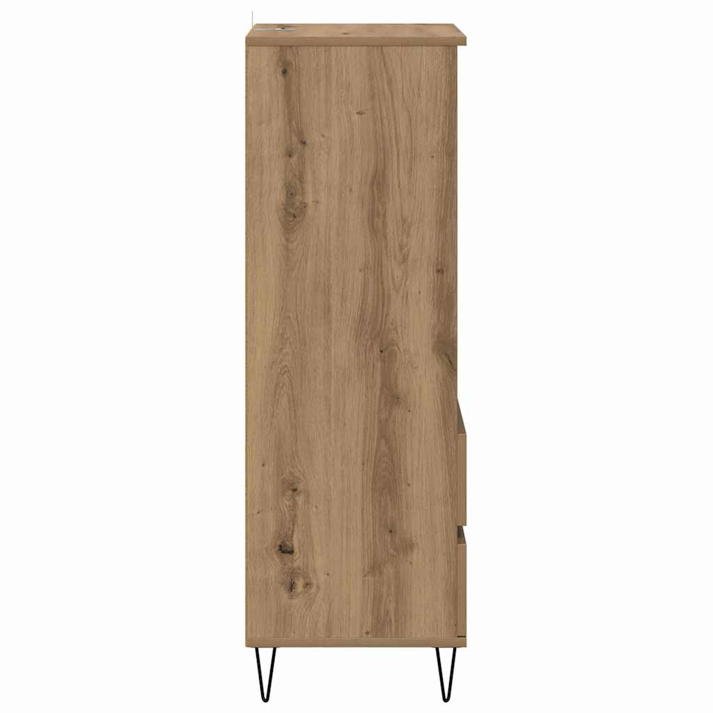 Haut Armoire Chêne artisanal 40 x 36 x 110 cm Bois d'ingénierie - XIOS