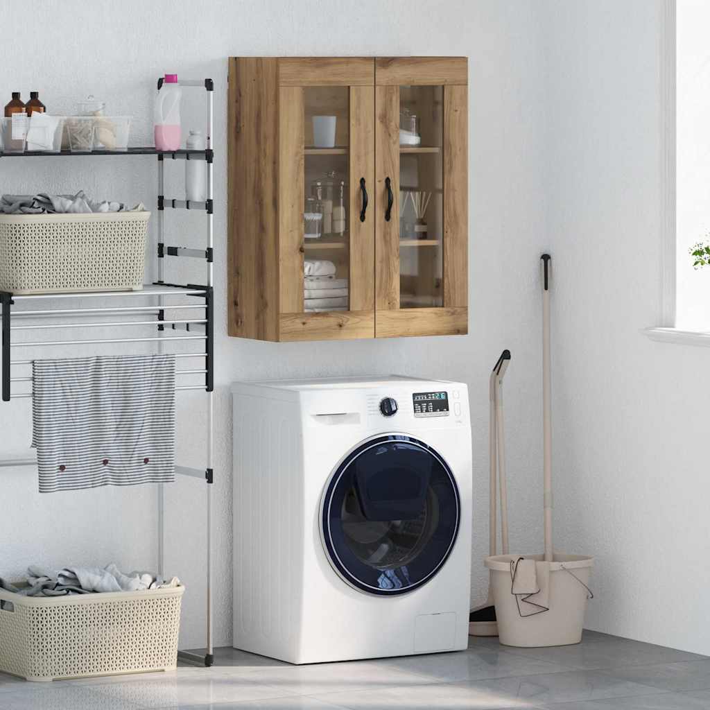 Meuble mural Chêne artisanal 69,5 x 34 x 90 cm - XIOS