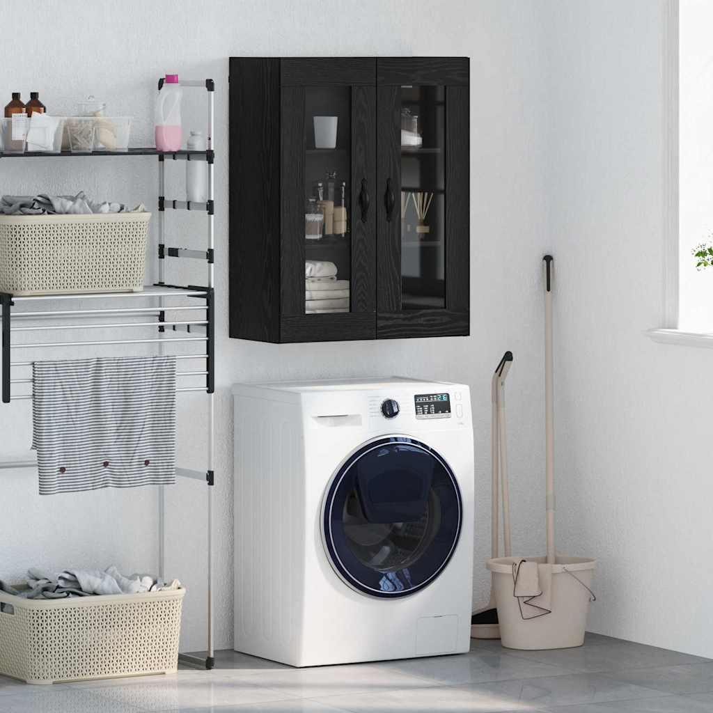 Meuble mural Chêne noir 69,5 x 34 x 90 cm - XIOS