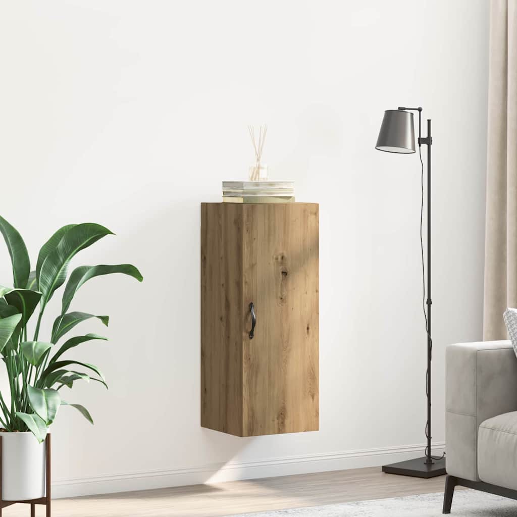 Meuble mural Chêne artisanal 34,5 x 34 x 90 cm - XIOS