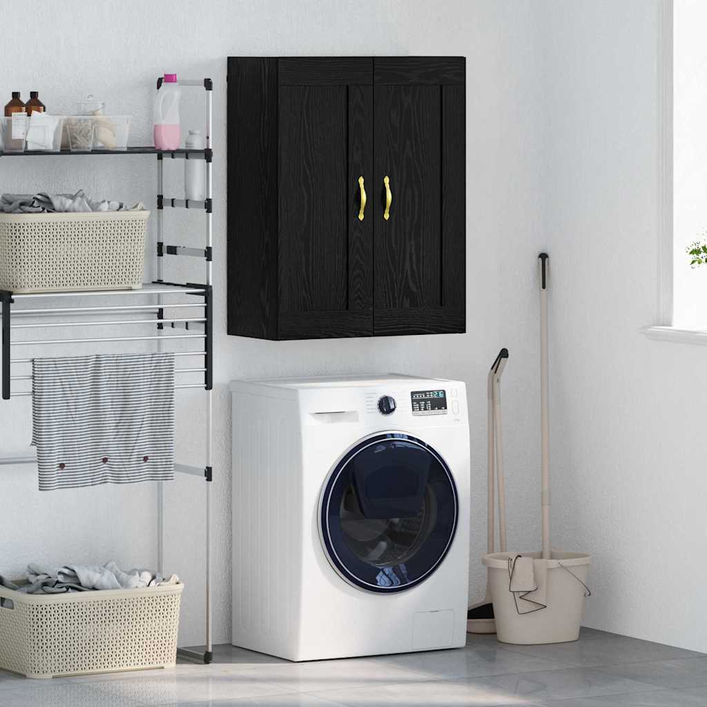 Meuble mural Chêne noir 69,5 x 34 x 90 cm Bois d'ingénierie - XIOS