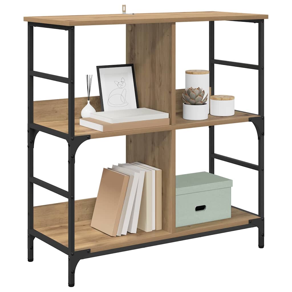 Étagère chêne artisanal 78.5 x 33 x 82 cm Bois d'ingénierie - XIOS