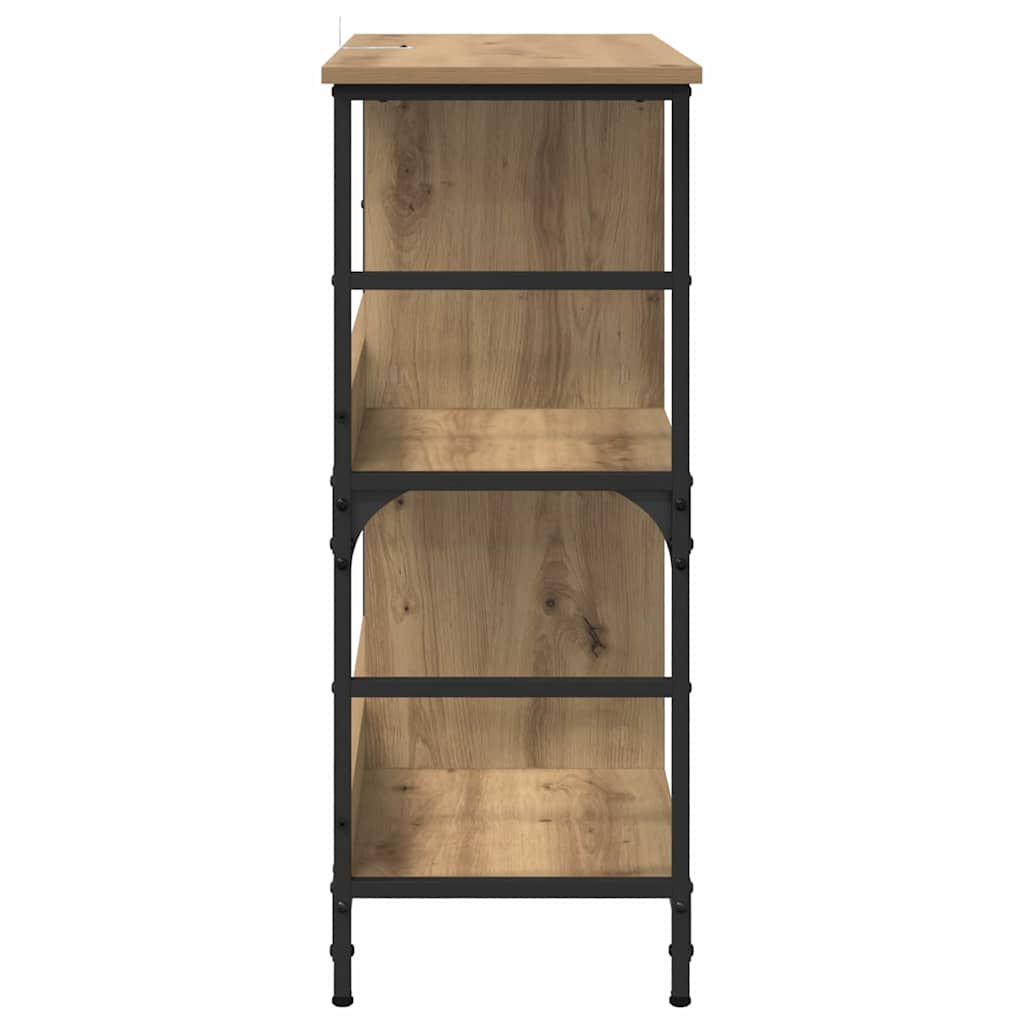 Étagère chêne artisanal 78.5 x 33 x 82 cm Bois d'ingénierie - XIOS