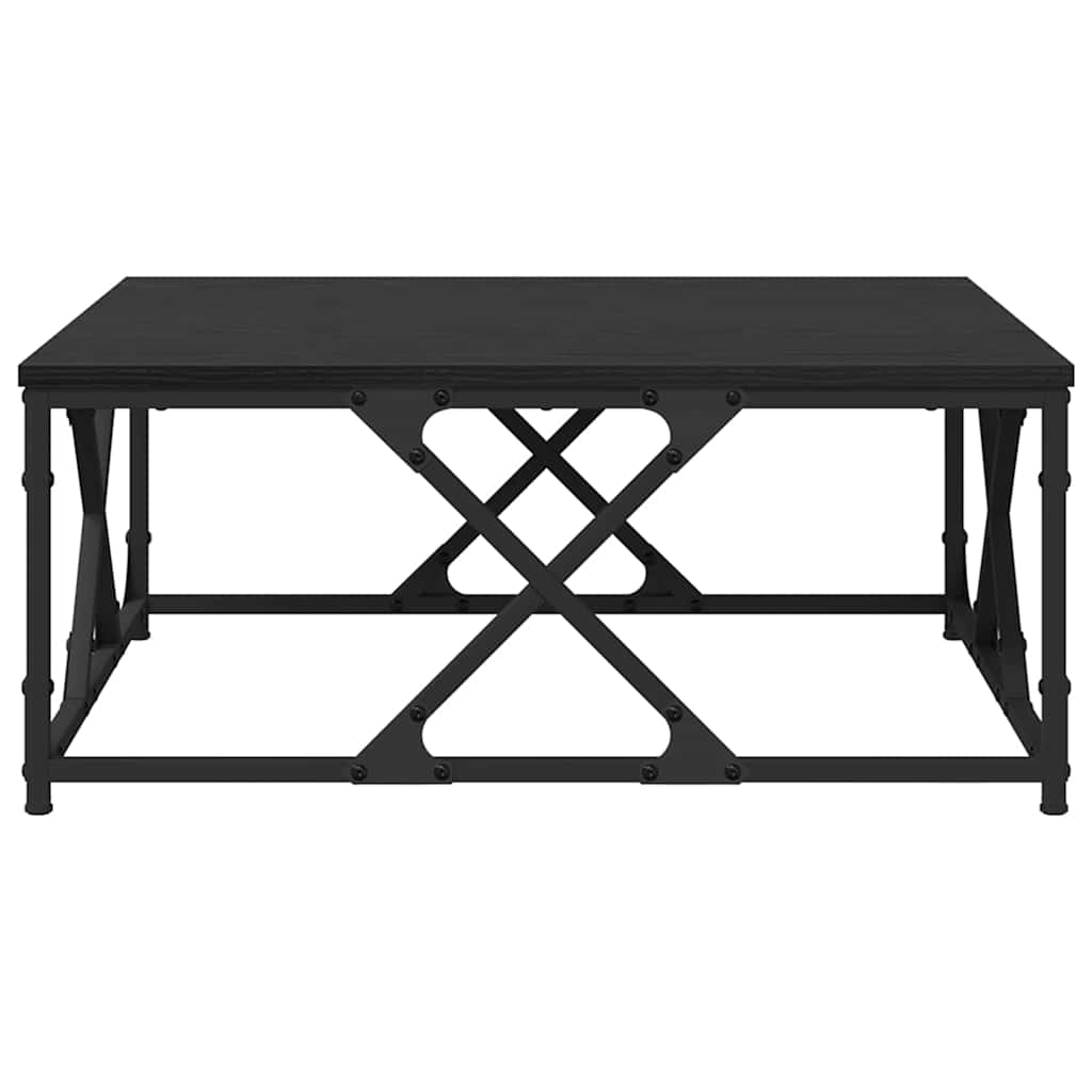 Table basse Chêne noir 70 x 70 x 30 cm Bois d'ingénierie - XIOS