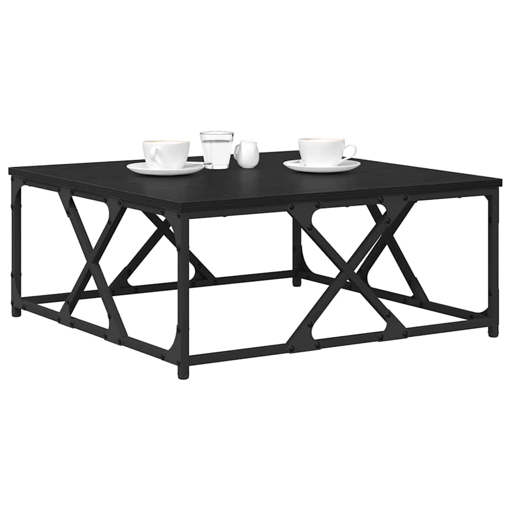 Table basse Chêne noir 70 x 70 x 30 cm Bois d'ingénierie - XIOS
