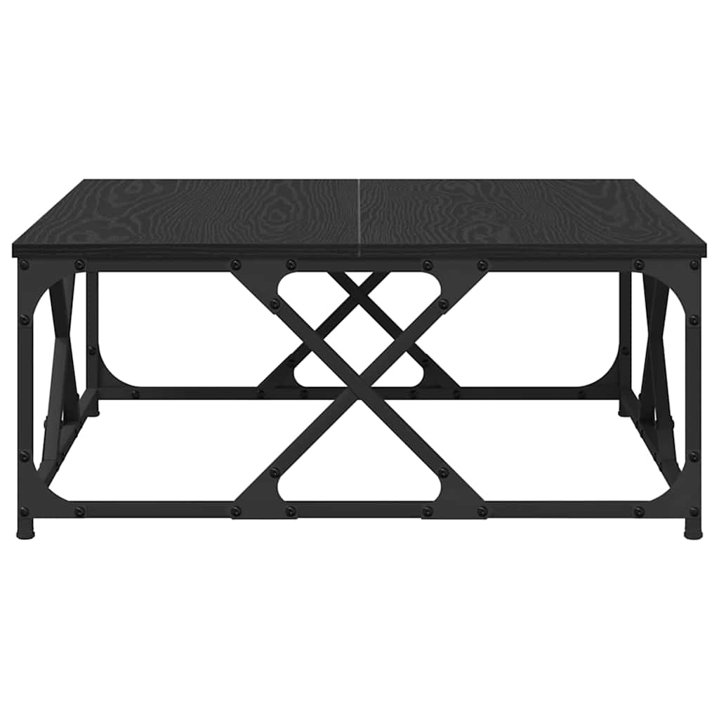Table basse Chêne noir 70 x 70 x 30 cm Bois d'ingénierie - XIOS