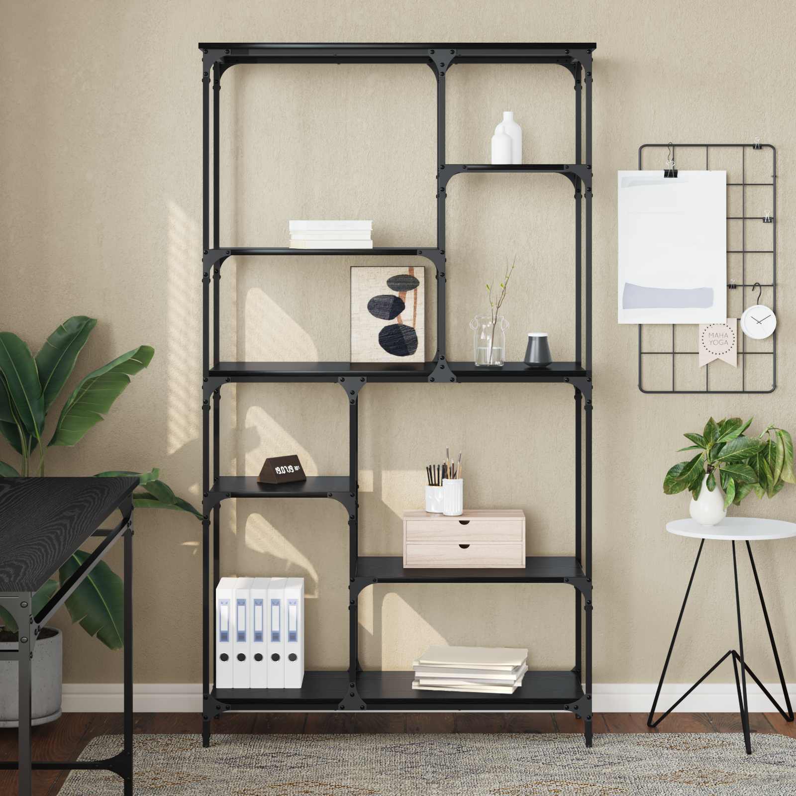 Étagère Chêne noir 99 x 35,5 x 176 cm Bois d'ingénierie - XIOS