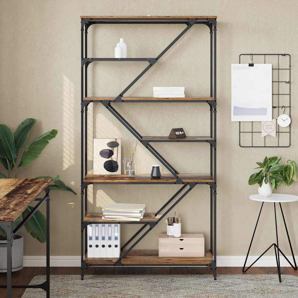 Étagère Bois Ancien 91 x 36 x 176 cm Bois d'ingénierie - XIOS