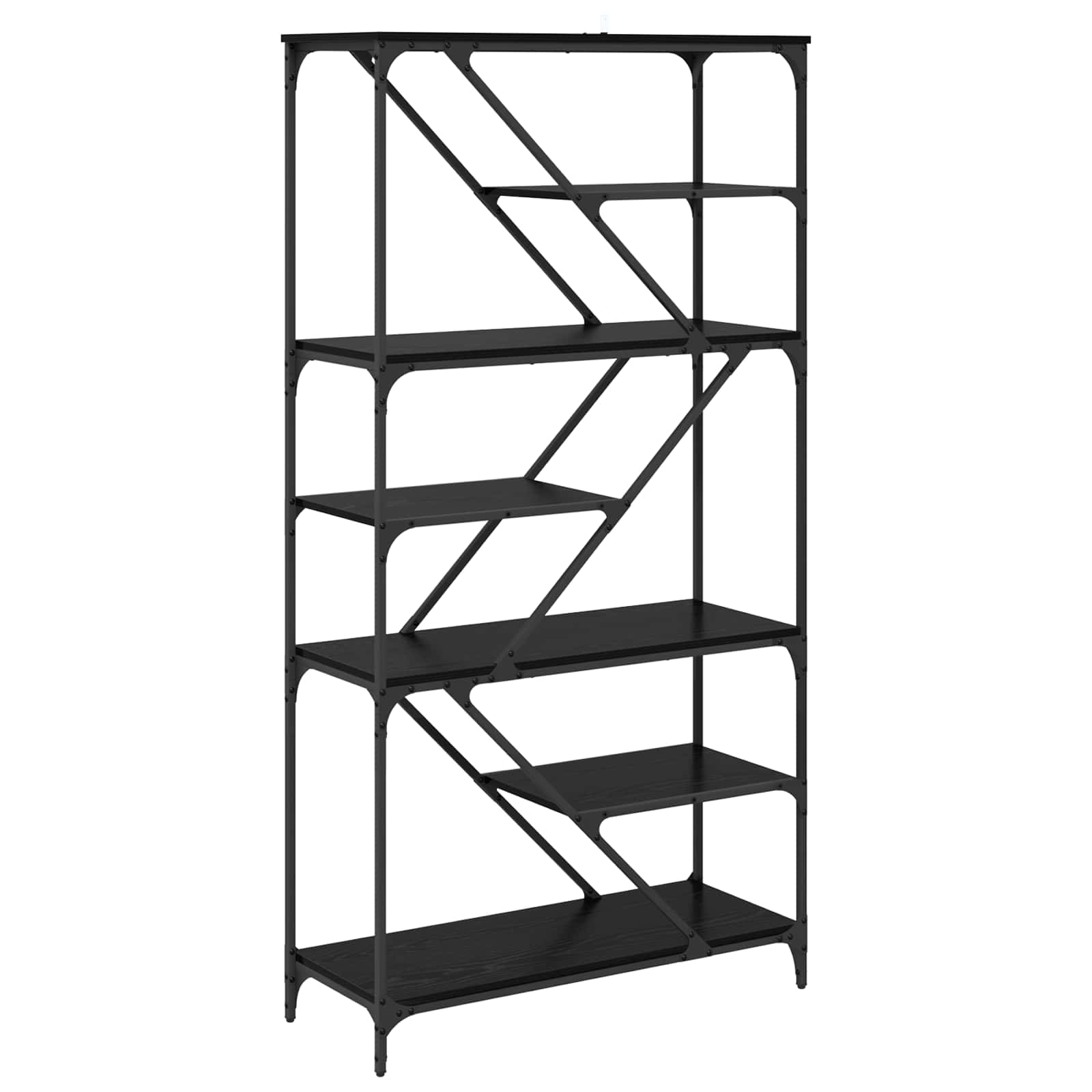 Étagère Chêne noir 91 x 36 x 176 cm Bois d'ingénierie - XIOS