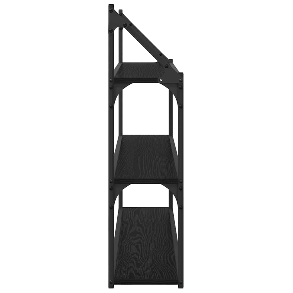 Étagère Murale Chêne noir 80 x 21 x 78,5 cm Bois d'ingénierie - XIOS