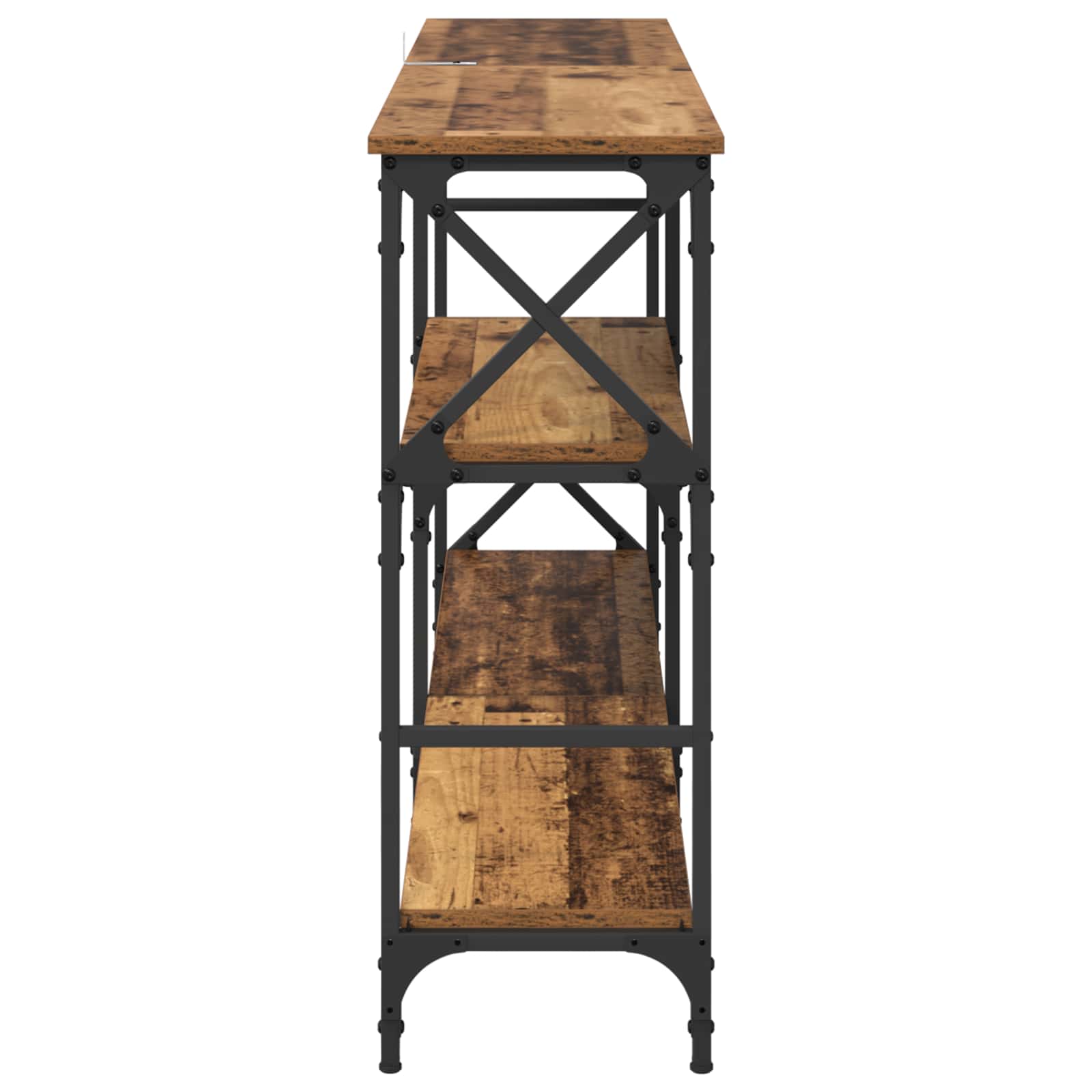 Table console Bois ancien 150 x 29 x 76,5 cm Bois d'ingénierie - XIOS