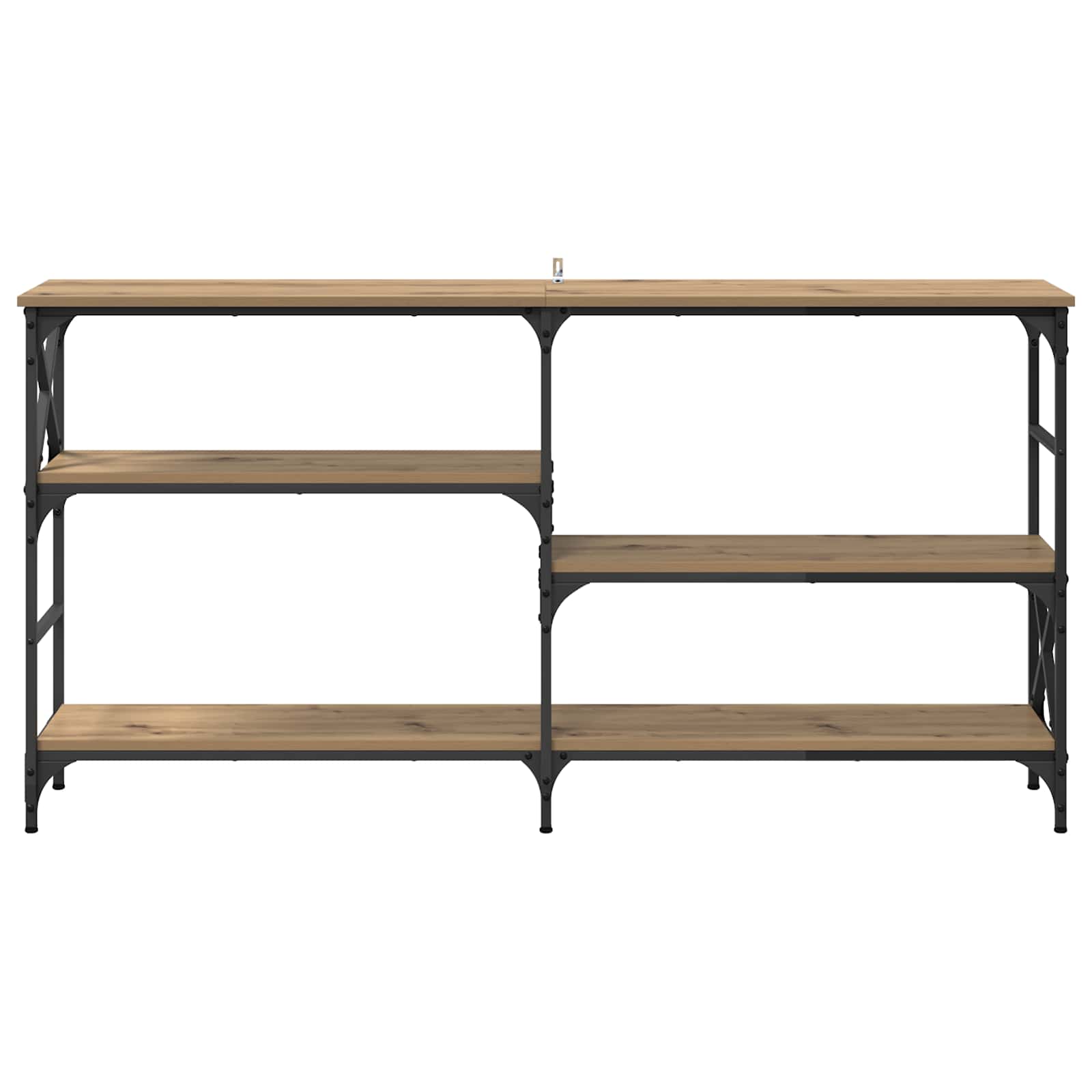 Table console Chêne artisanal 150 x 29 x 76,5 cm - XIOS