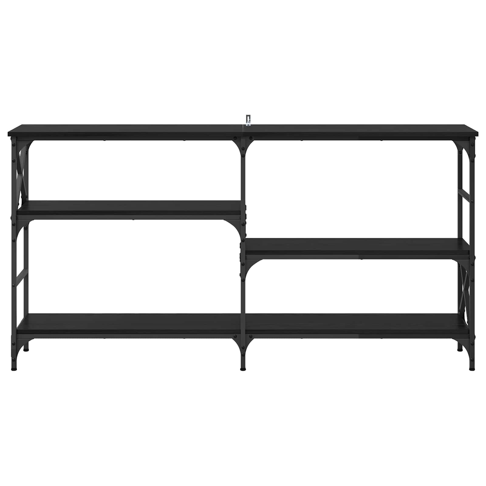 Table console Chêne noir 150 x 29 x 76,5 cm Bois d'ingénierie - XIOS