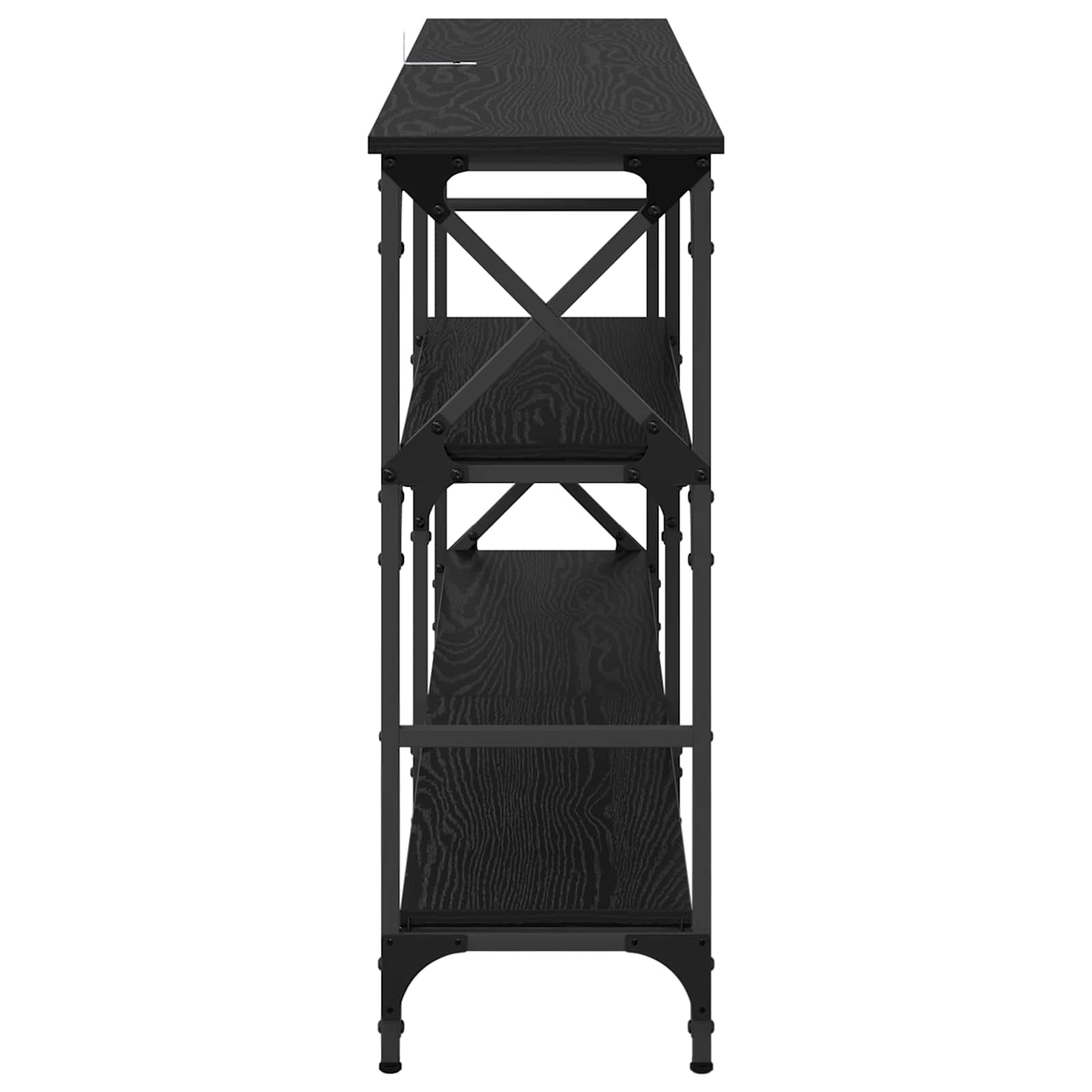 Table console Chêne noir 150 x 29 x 76,5 cm Bois d'ingénierie - XIOS