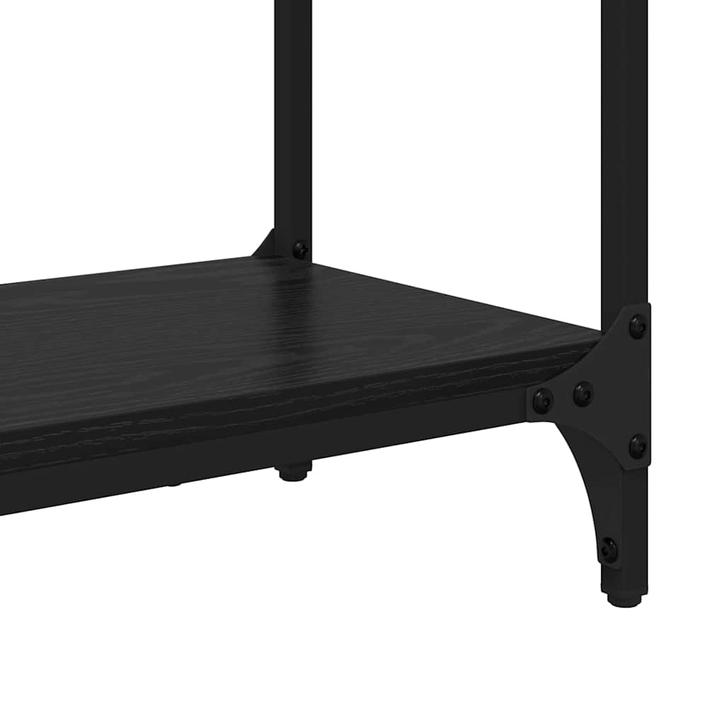 Table console Chêne noir 88,5 x 30 x 75 cm Bois d'ingénierie - XIOS