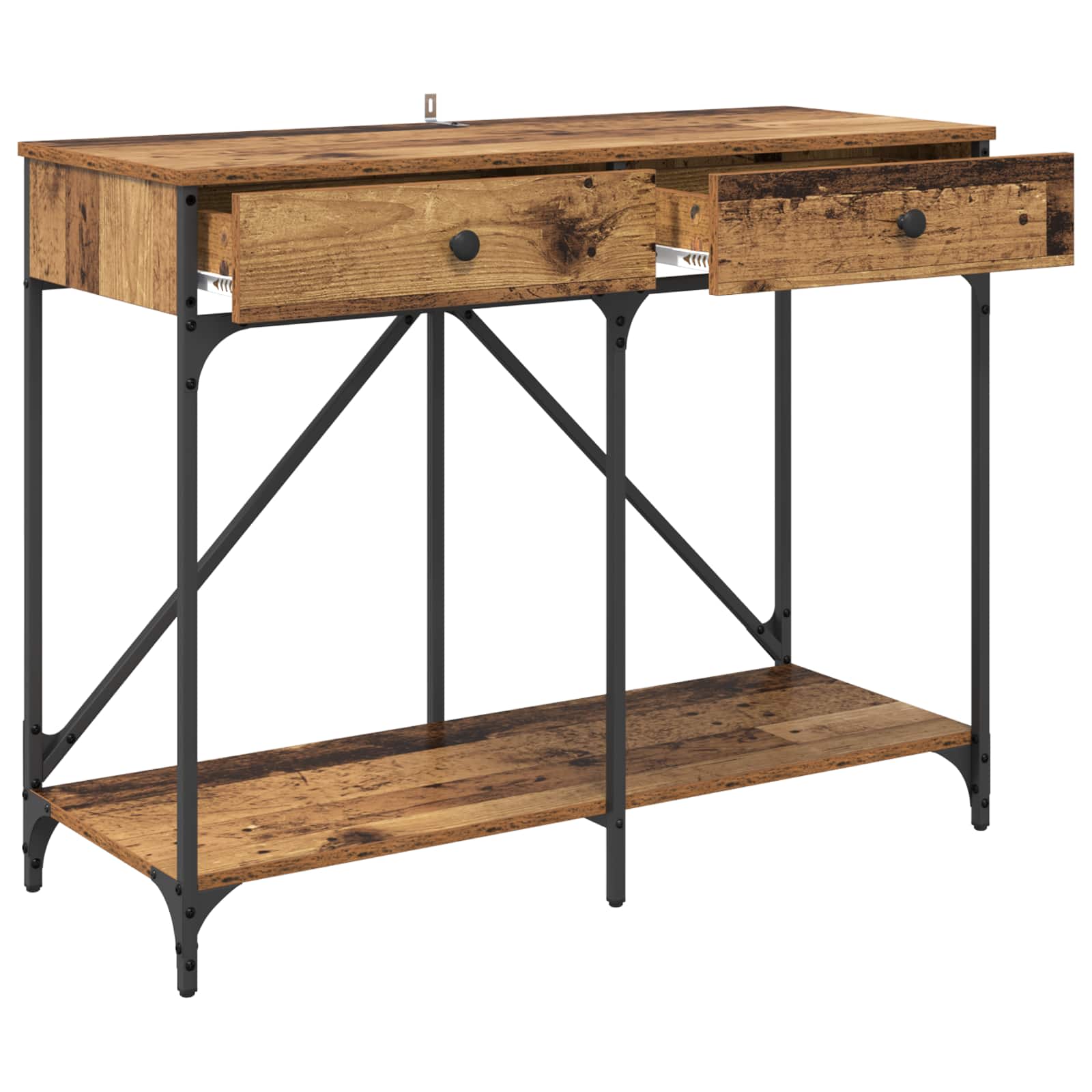 Table console Bois Ancien 100 x 39 x 78,5 cm Bois d'ingénierie - XIOS