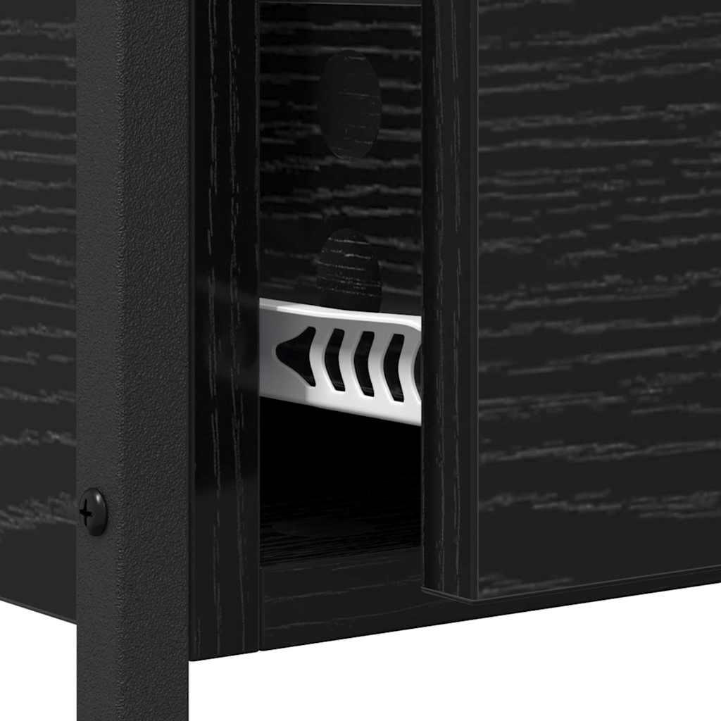 Table console Chêne noir 100 x 39 x 78,5 cm Bois d'ingénierie - XIOS