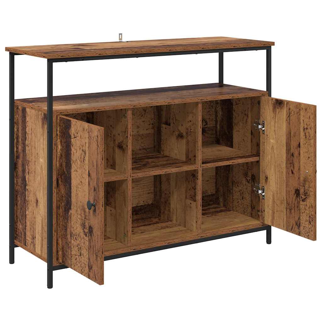 Buffet Bois Ancien 100 x 35 x 80 cm Bois d'ingénierie - XIOS