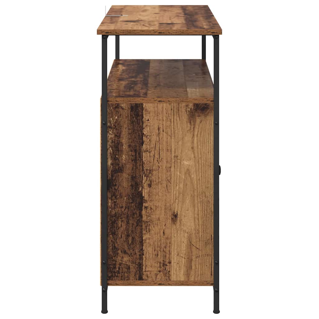 Buffet Bois Ancien 100 x 35 x 80 cm Bois d'ingénierie - XIOS