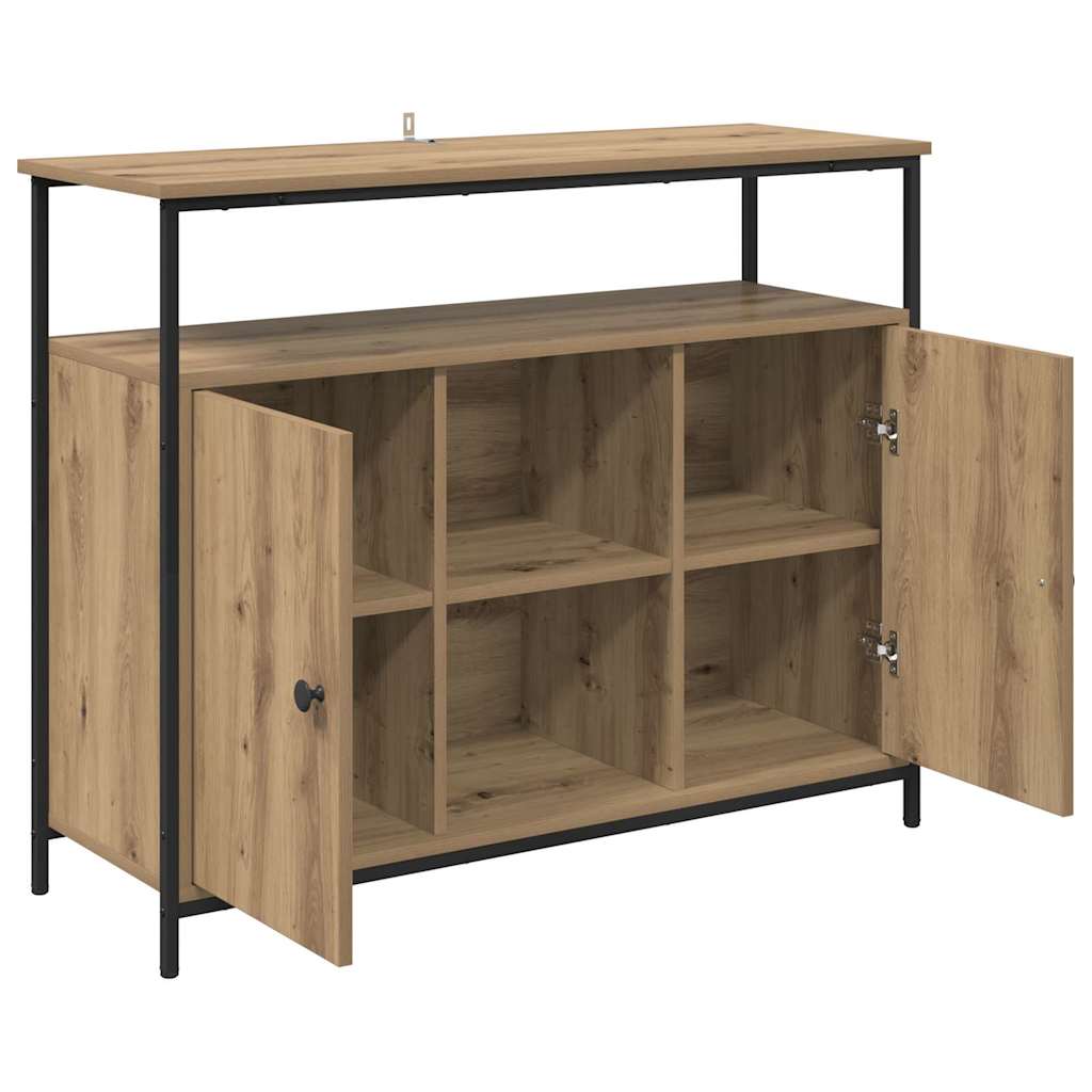 Buffet Chêne artisanal 100 x 35 x 80 cm Bois d'ingénierie - XIOS