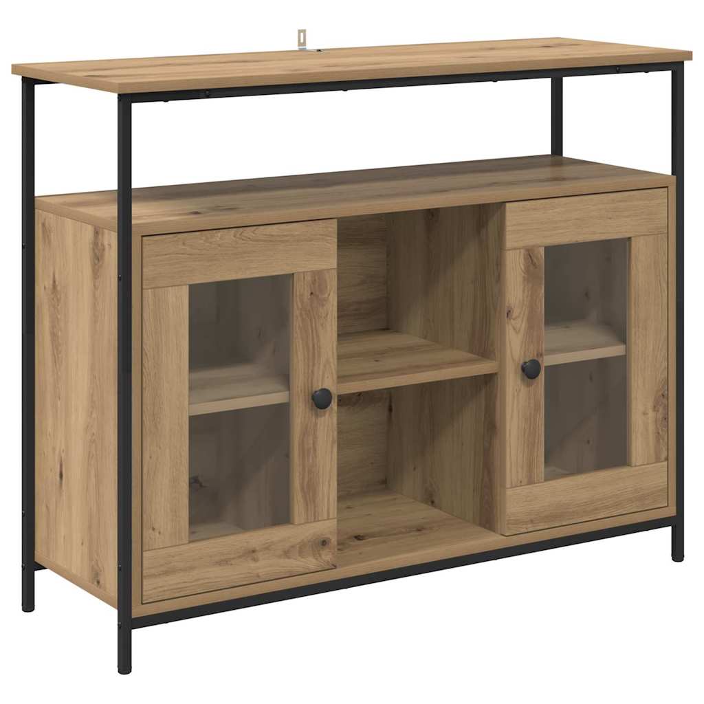 Buffet Chêne artisanal 100 x 35 x 80 cm Bois d'ingénierie - XIOS