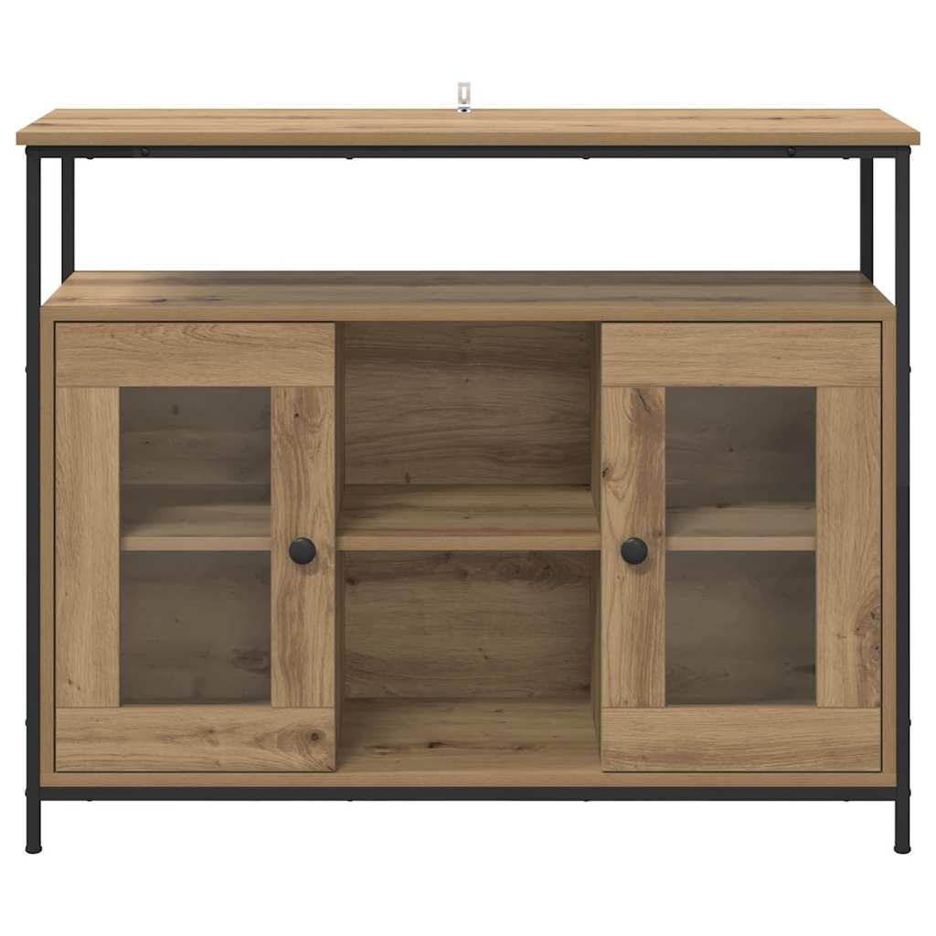 Buffet Chêne artisanal 100 x 35 x 80 cm Bois d'ingénierie - XIOS